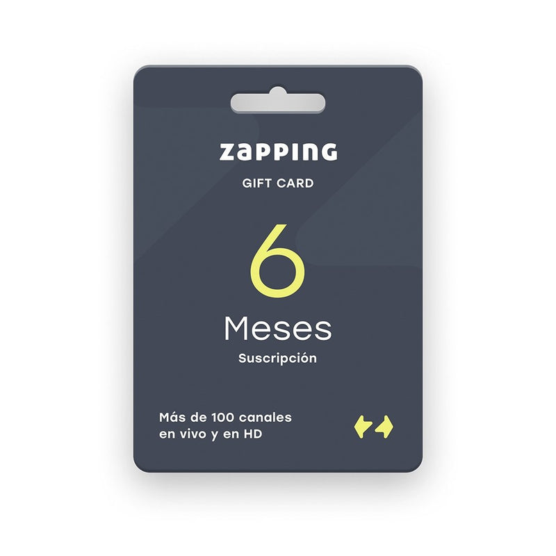 Giftcard Zapping – 6 Meses - Zapping Store