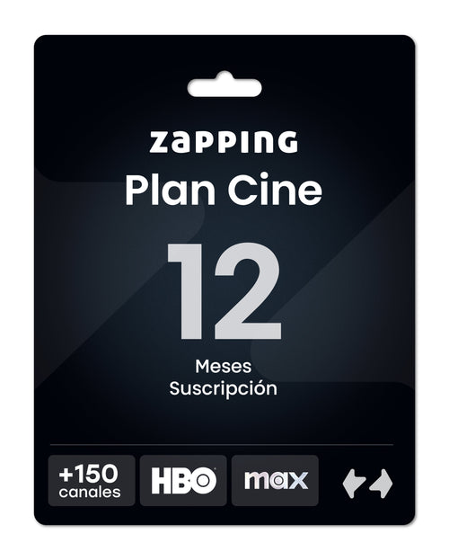 Giftcard Zapping - 1 Año Plan Cine - Zapping Store