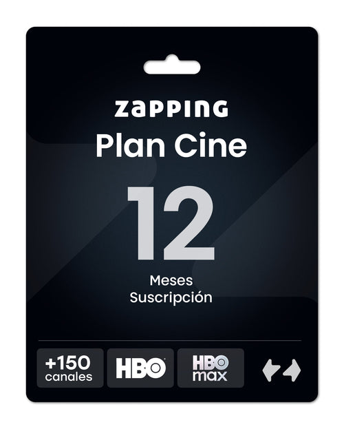 Giftcard Zapping - 1 Año Plan Cine - Zapping Store