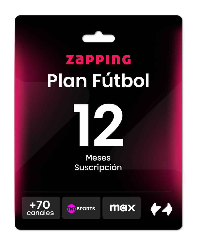 Giftcard Zapping - 1 Año Plan Fútbol - Zapping Store