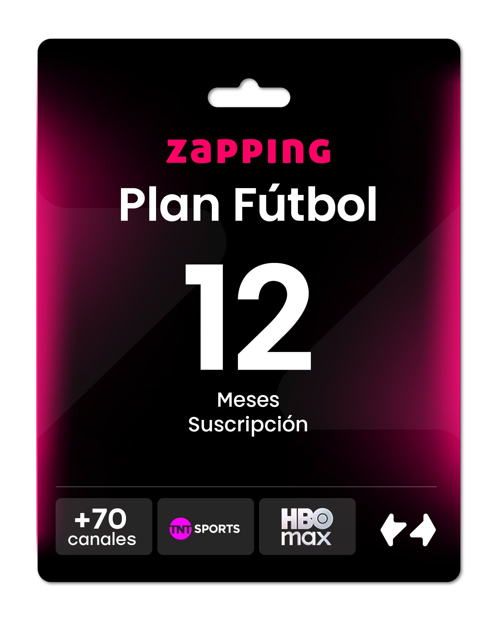 Giftcard Zapping - 1 Año Plan Fútbol - Zapping Store