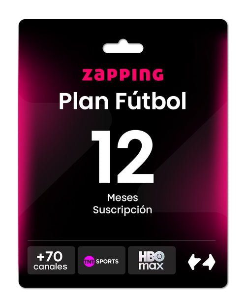 Giftcard Zapping - 1 Año Plan Fútbol - Zapping Store