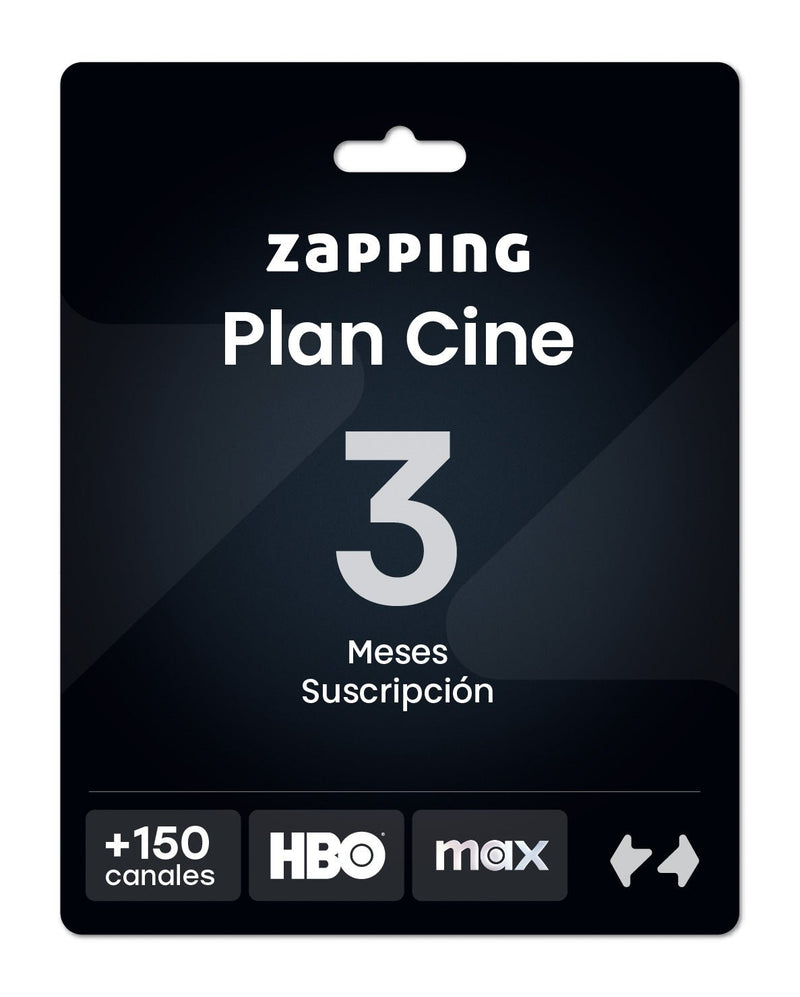 Giftcard Zapping – 3 Meses Plan Cine - Zapping Store