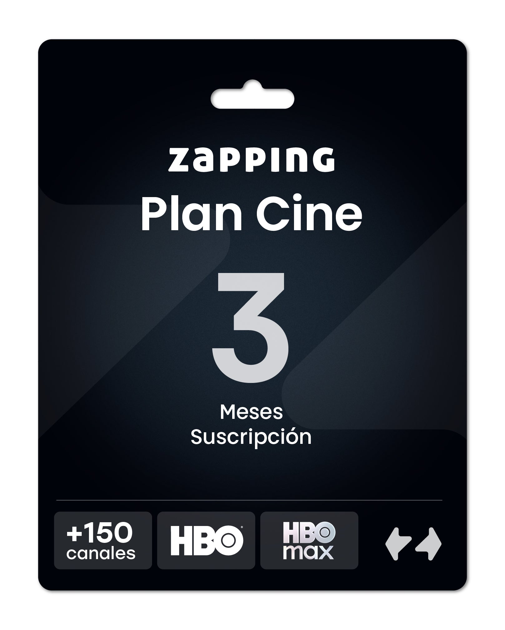 Giftcard Zapping – 3 Meses Plan Cine - Zapping Store