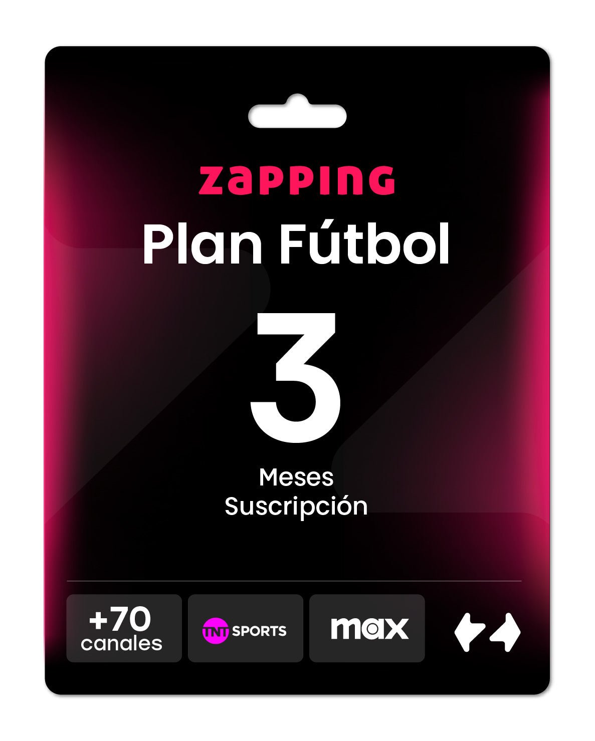 Giftcard Zapping – 3 Meses Plan Fútbol - Zapping Store