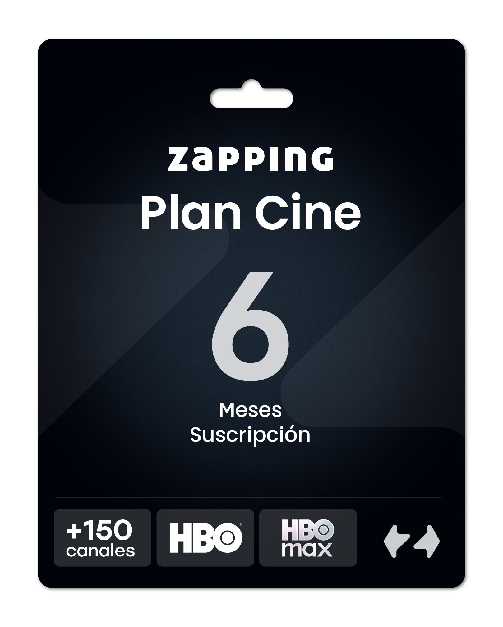 Giftcard Zapping – 6 Meses Plan Cine - Zapping Store