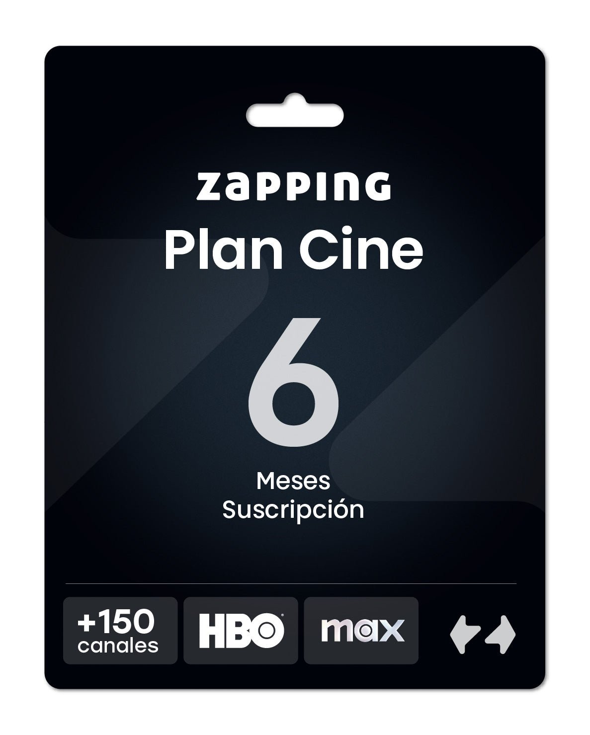 Giftcard Zapping – 6 Meses Plan Cine - Zapping Store