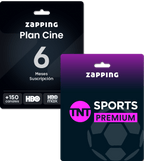 Giftcard Zapping – 6 Meses Plan Cine - Zapping Store