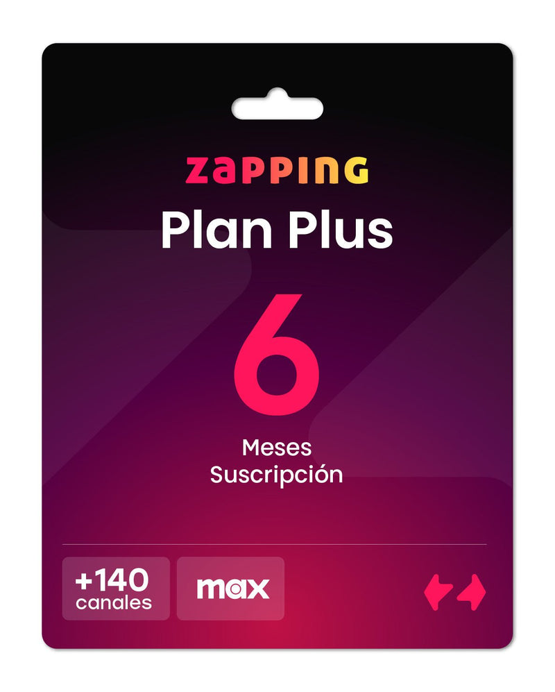 Giftcard Zapping – 6 Meses Plan Plus - Zapping Store