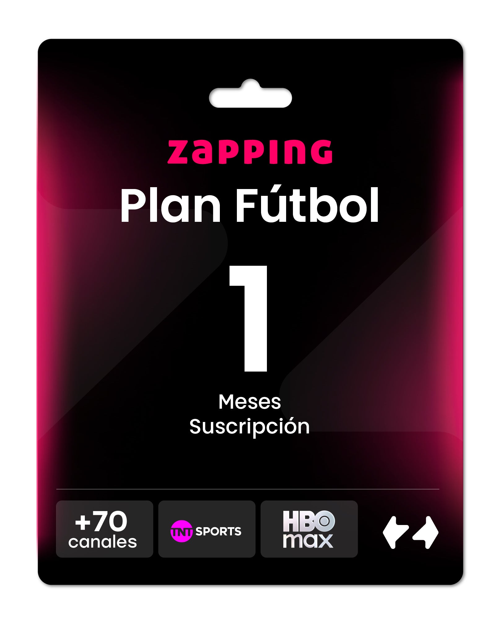 Giftcard Zapping – 1 Mes Plan Fútbol