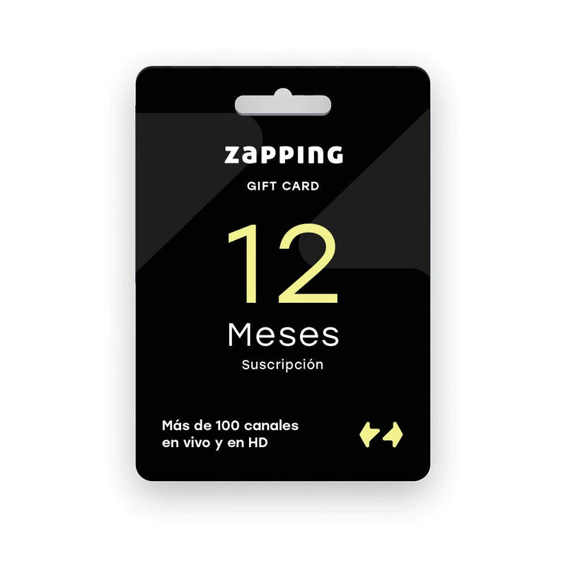 Giftcard Zapping - 12 meses - Zapping Store