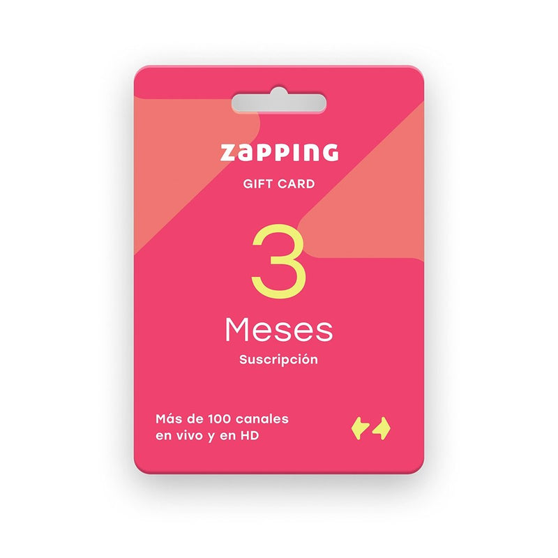 Giftcard Zapping – 3 Meses - Zapping Store